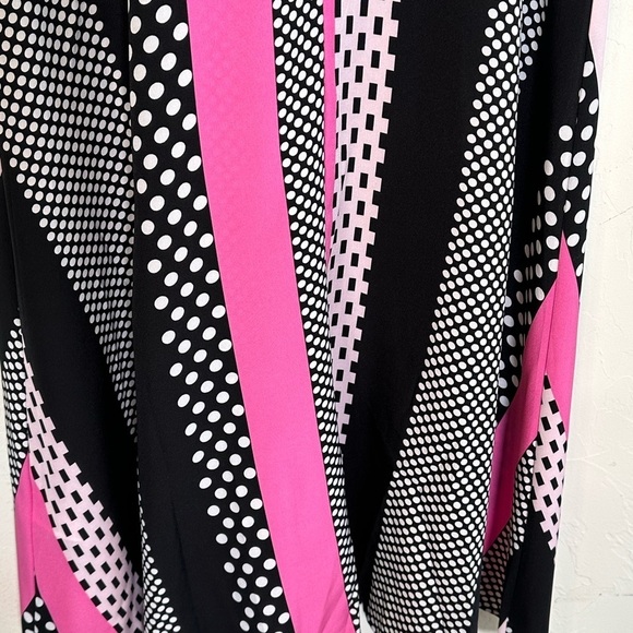 NWOT Women’s polka dot/stripe multi color dress Sz. M - Picture 11 of 13